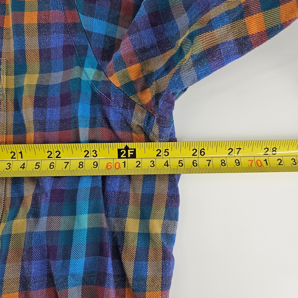 Alan‎ Flusser Men's Long Sleeve Plaid Button-Down Shirt - Picture 8 of 10